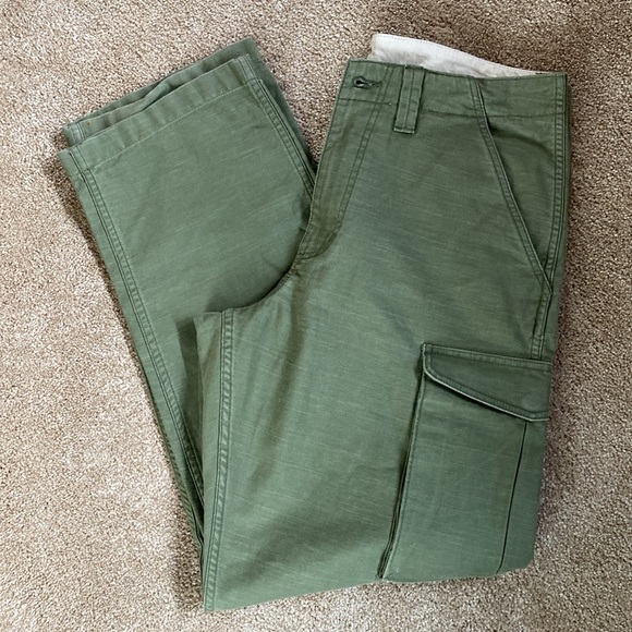 Wrangler Casey Jones Cargo Heritage  Workwear Pants Green Size W34 L31.5 - Picture 1 of 10